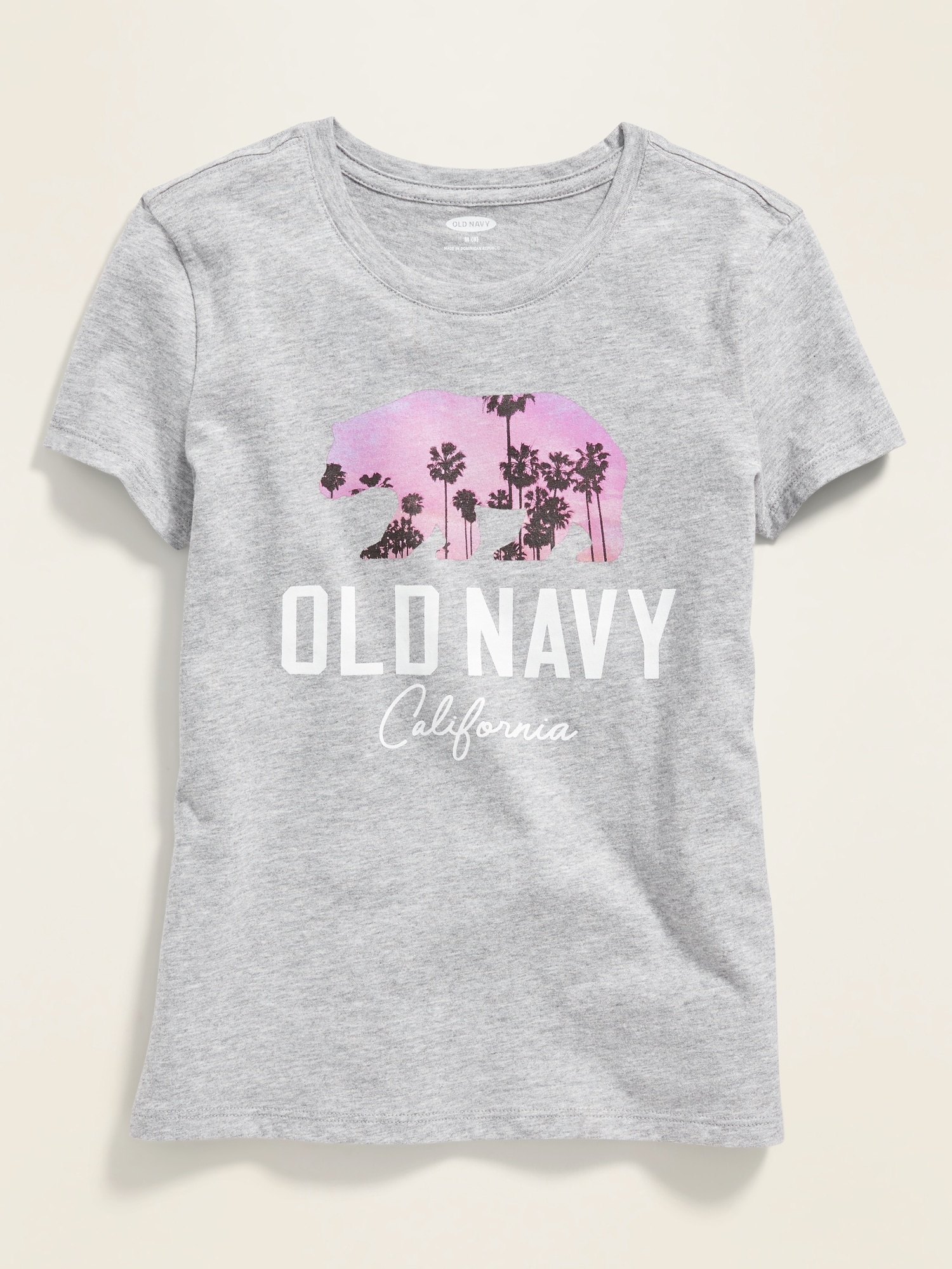 Logo-Graphic Crew-Neck Tee for Girls | Old Navy