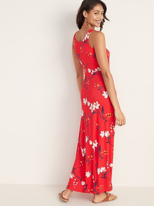 Image number 2 showing, Scoop-Neck Fit & Flare Maxi Dress