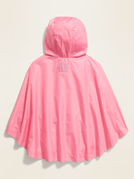 View large product image 2 of 4. Packable Poncho for Toddler Girls