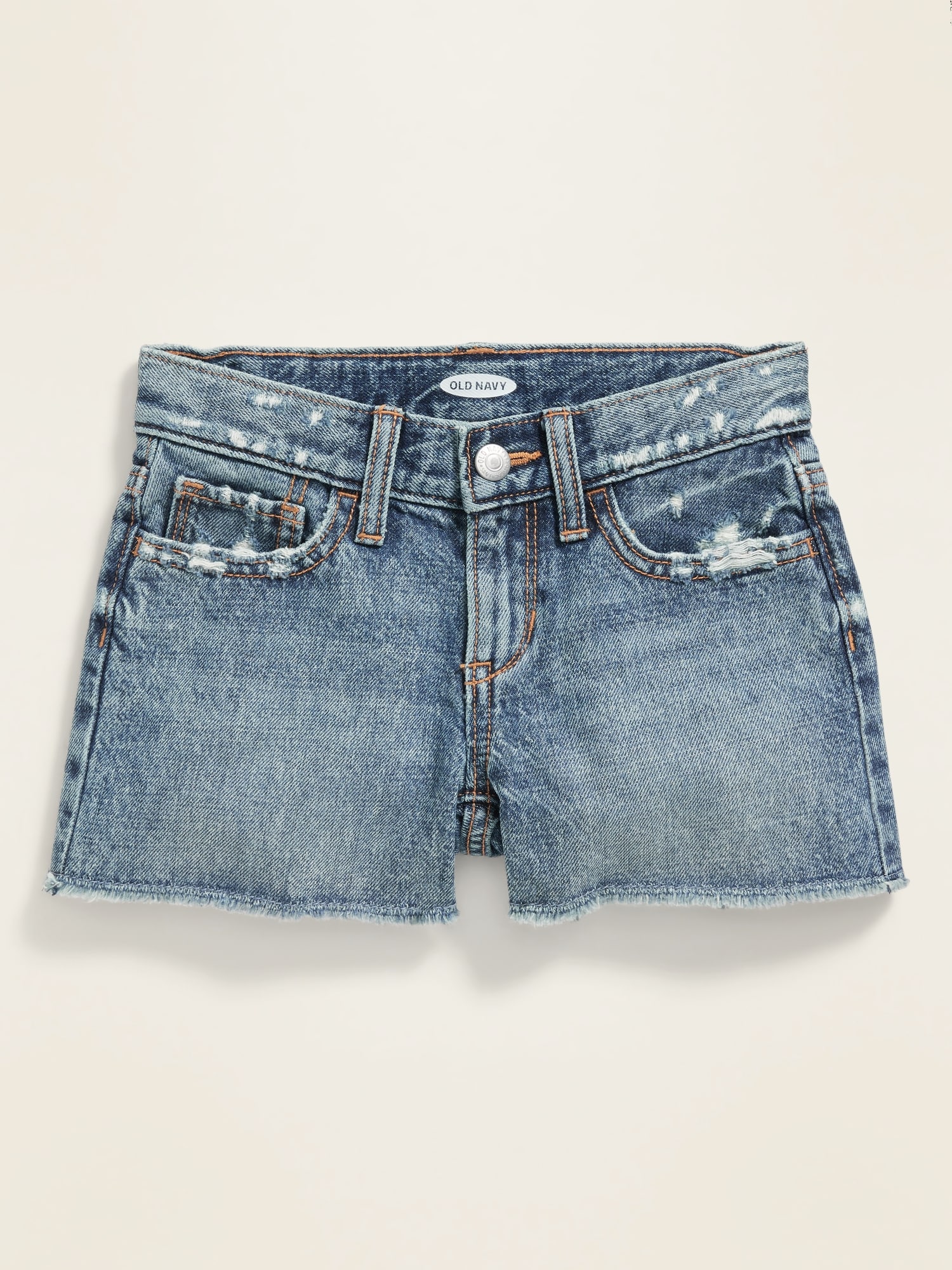 old navy distressed jean shorts