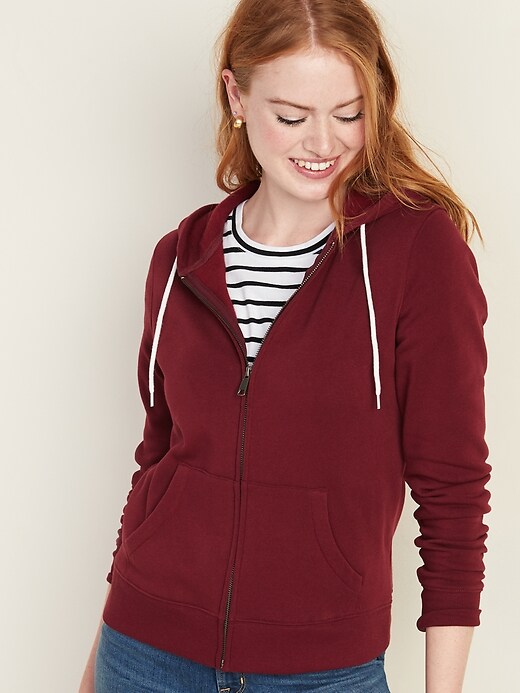 View large product image 1 of 1. Relaxed Zip Hoodie for Women