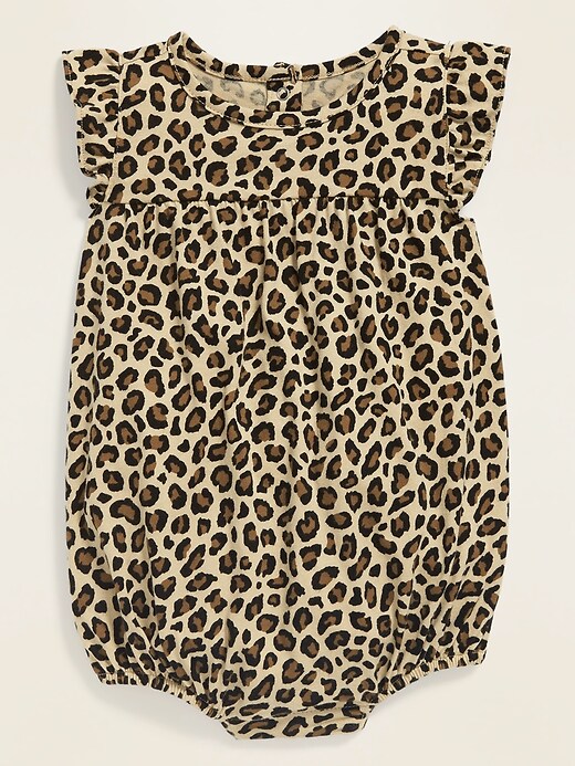 View large product image 1 of 1. Printed Jersey Romper for Baby