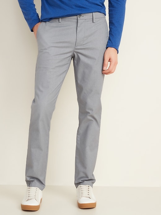 Image number 1 showing, Slim Ultimate Built-In Flex Textured Chino Pants for Men