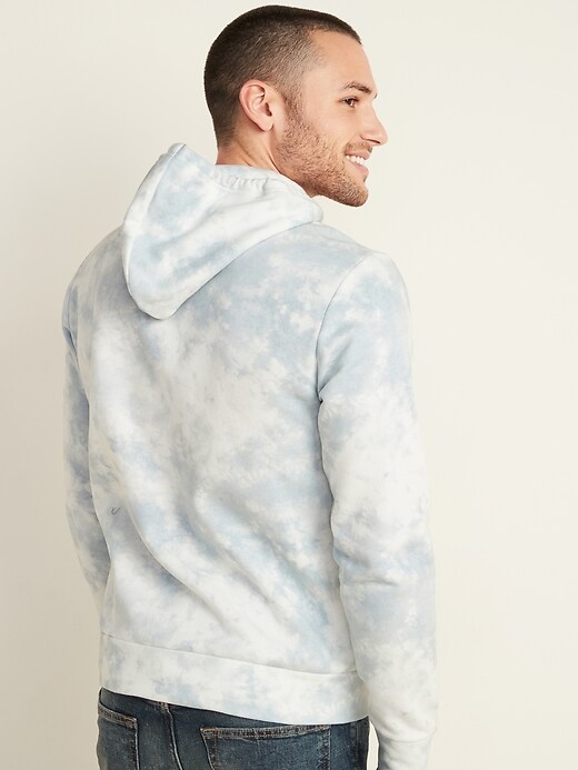 Image number 2 showing, Tie-Dyed Graphic Unisex Pullover Hoodie