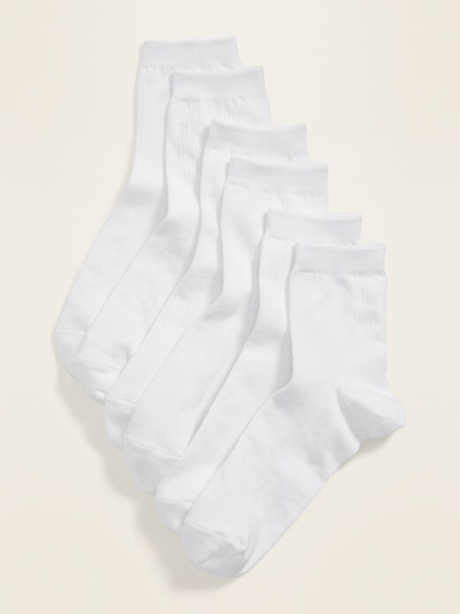 View large product image 1 of 1. Quarter Crew Socks 3-Pack For Women