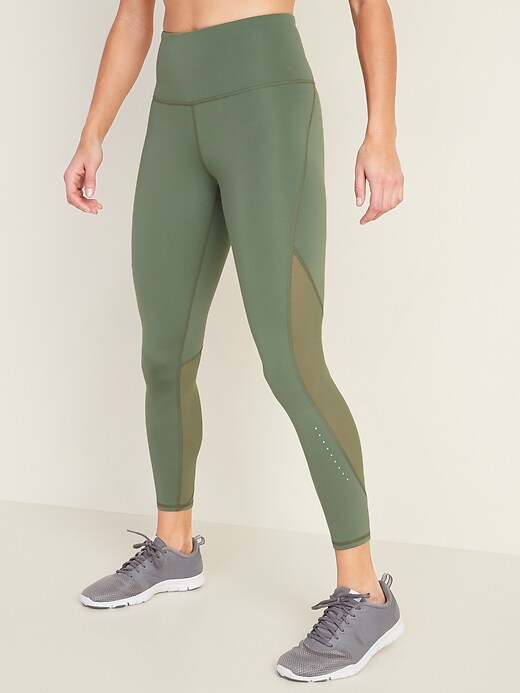 View large product image 1 of 1. High-Waisted 7/8-Length Run Leggings For Women