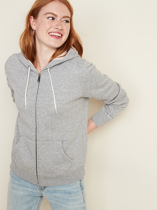 Image number 4 showing, Relaxed Zip Hoodie for Women