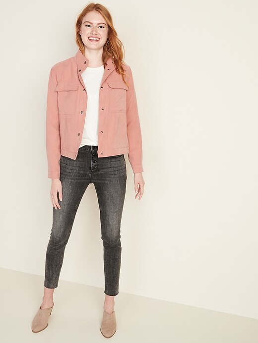 Image number 3 showing, Soft Utility Jacket for Women