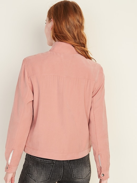 Image number 2 showing, Soft Utility Jacket for Women