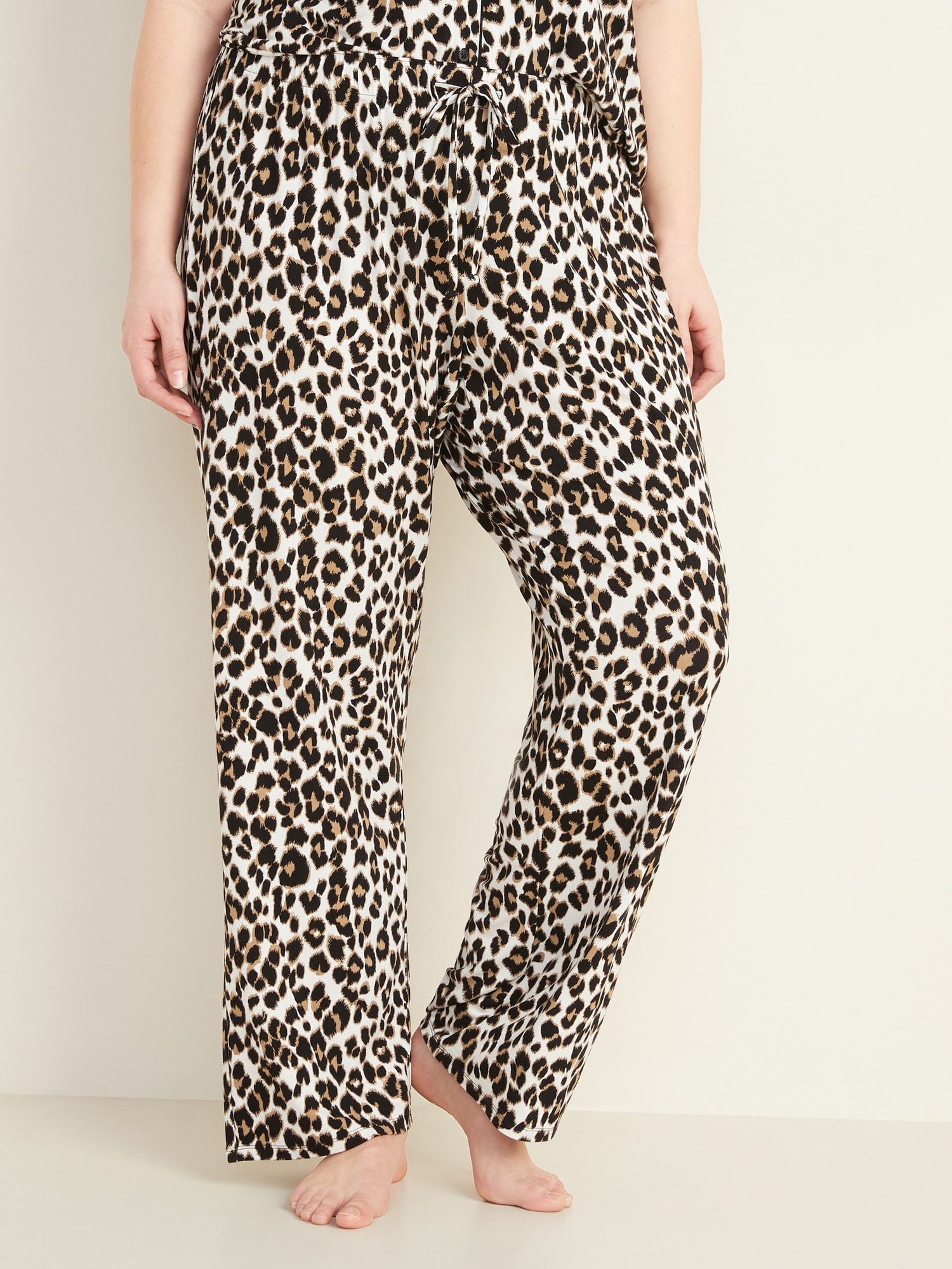 Maison Lejaby Floral-print Pyjama-style Straight Trousers In Nude | ModeSens