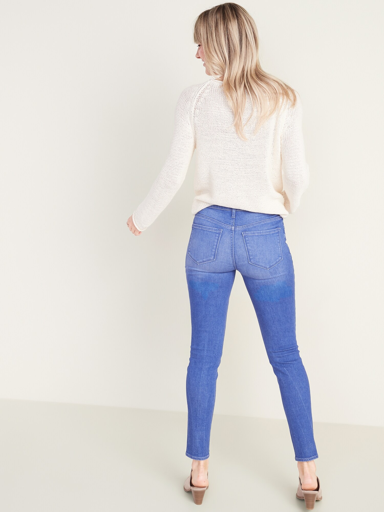 super skinny mid rise old navy