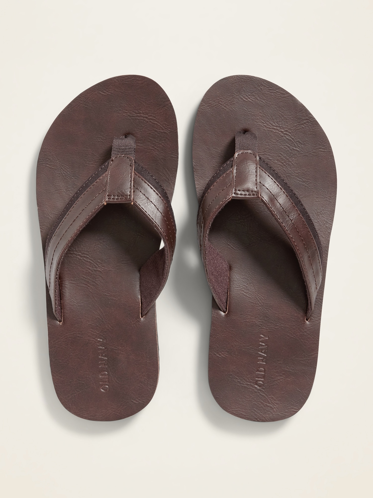 Old navy store leather flip flops