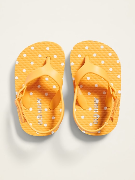 View large product image 1 of 1. Secure-Strap Flip-Flops for Baby