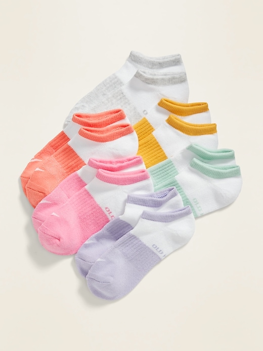 Old Navy Mesh Ankle Socks 6-Pack for Girls - 554027032000