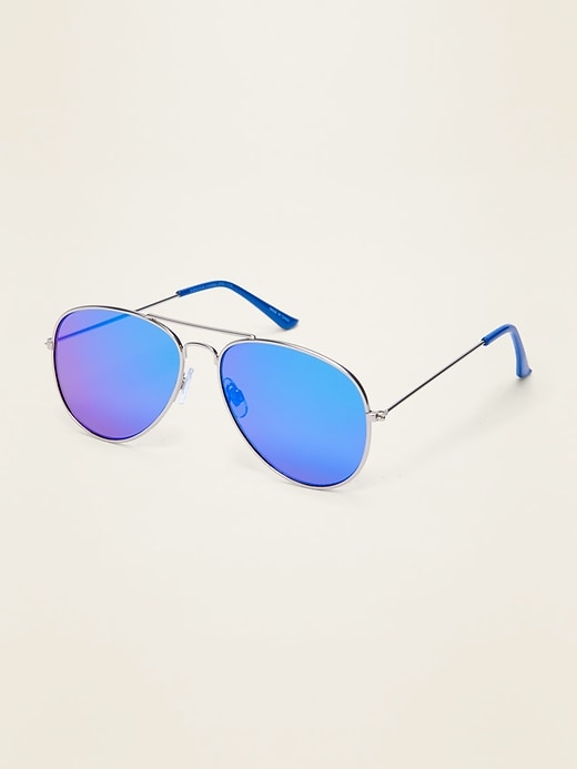 View large product image 1 of 1. Classic Aviator Sunglasses For Boys