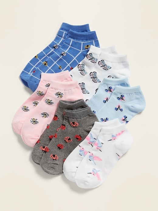 View large product image 1 of 1. Ankle Socks 6-Pack for Girls
