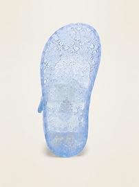 View large product image 4 of 4. Glitter Jelly Ballet Flats for Toddler Girls