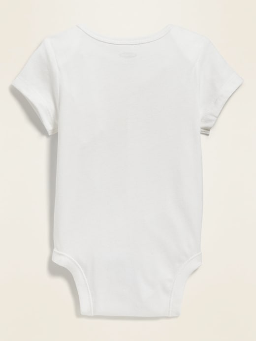 View large product image 2 of 2. "She" International Women's Day Graphic Bodysuit for Baby