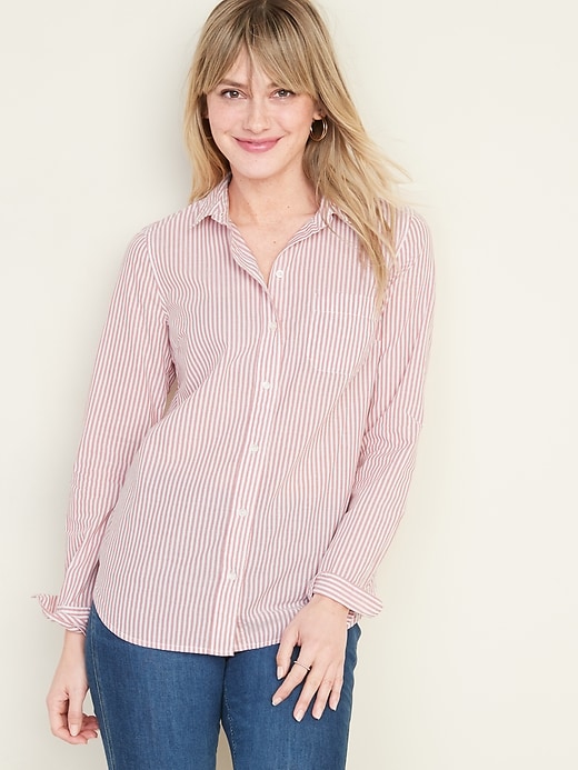 View large product image 1 of 1. Classic Patterned Shirt for Women