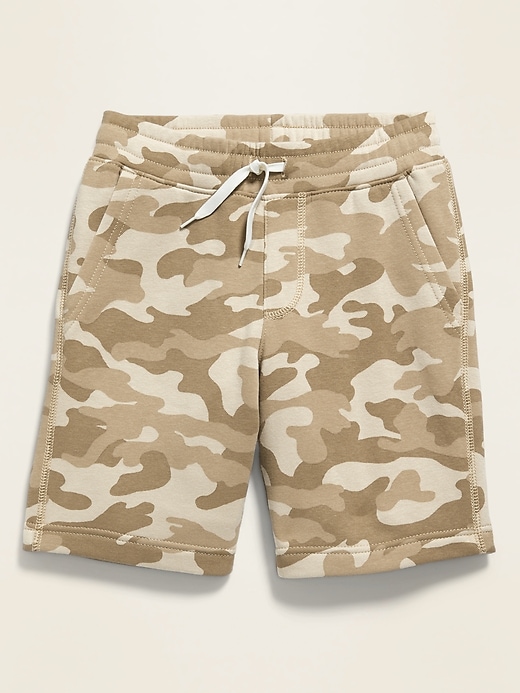 View large product image 1 of 1. Drawstring-Waist Jogger Shorts For Boys
