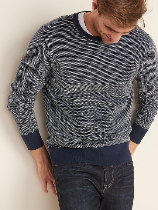 Image number 3 showing, Everyday Textured Crew-Neck Sweater