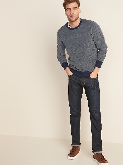 Image number 1 showing, Everyday Textured Crew-Neck Sweater