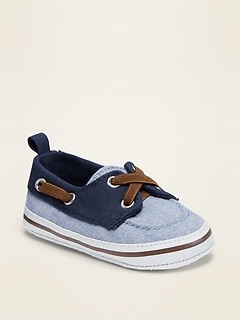 navy blue baby moccasins