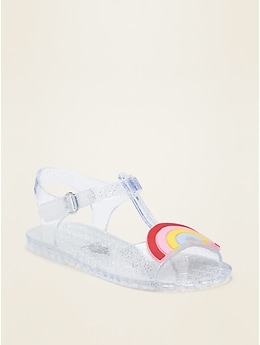 old navy baby girl jelly sandals