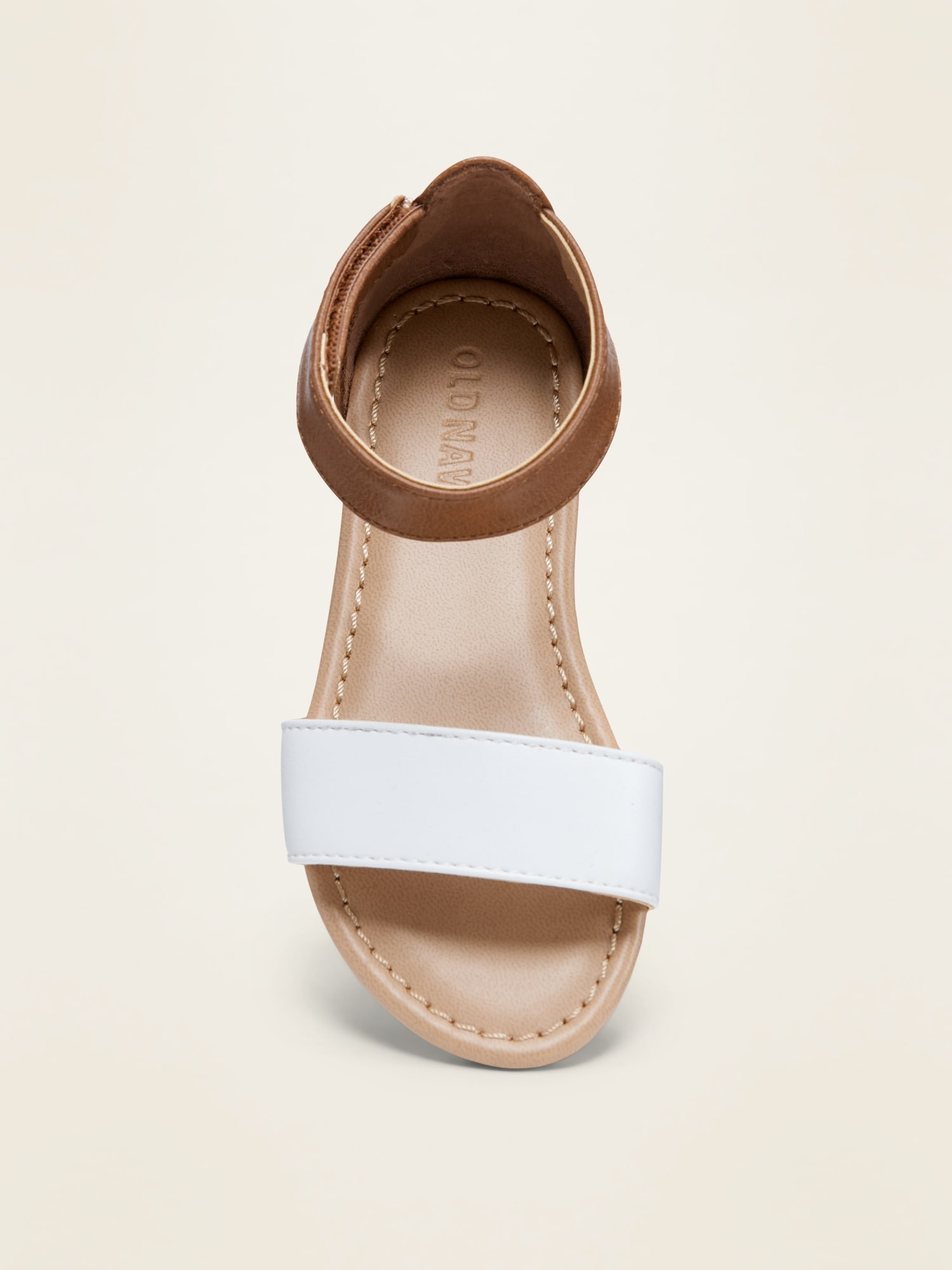 Color-Blocked Faux-Leather Sandals for 