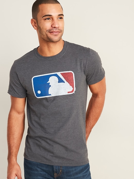 View large product image 1 of 1. MLB&#174 Logo Graphic Short-Sleeve Tee for Men