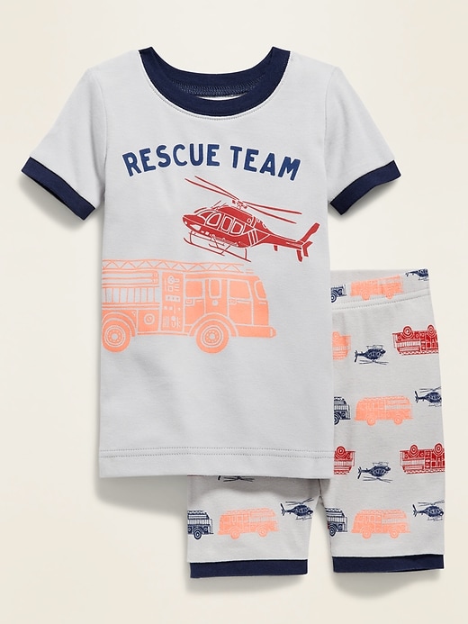 View large product image 1 of 2. "Rescue Team" Graphic Pajama Set for Toddler Boys & Baby