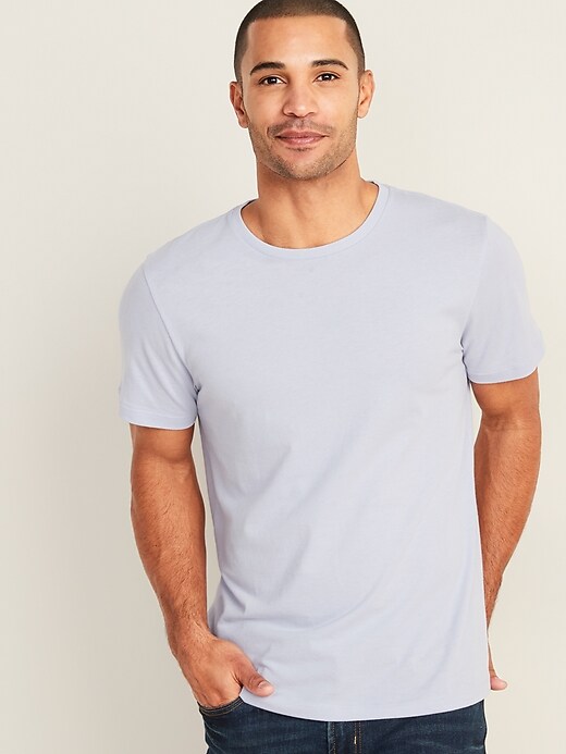 View large product image 1 of 1. Soft-Washed Crew-Neck Tee