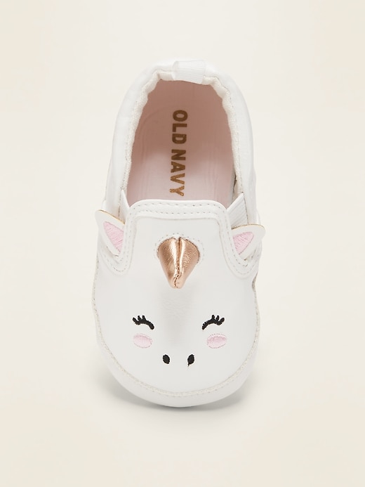 View large product image 2 of 5. Unicorn Slip-Ons for Baby