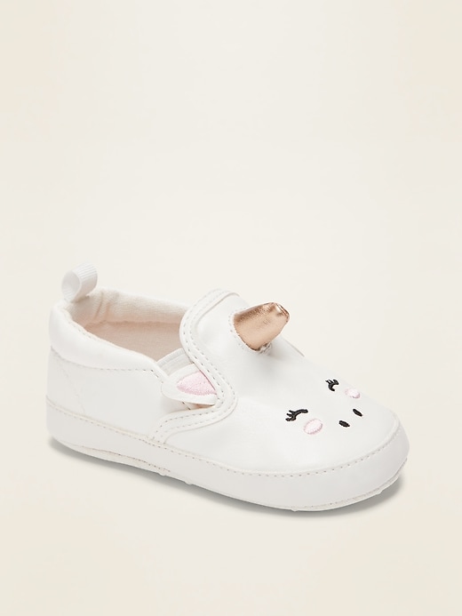 View large product image 1 of 5. Unicorn Slip-Ons for Baby