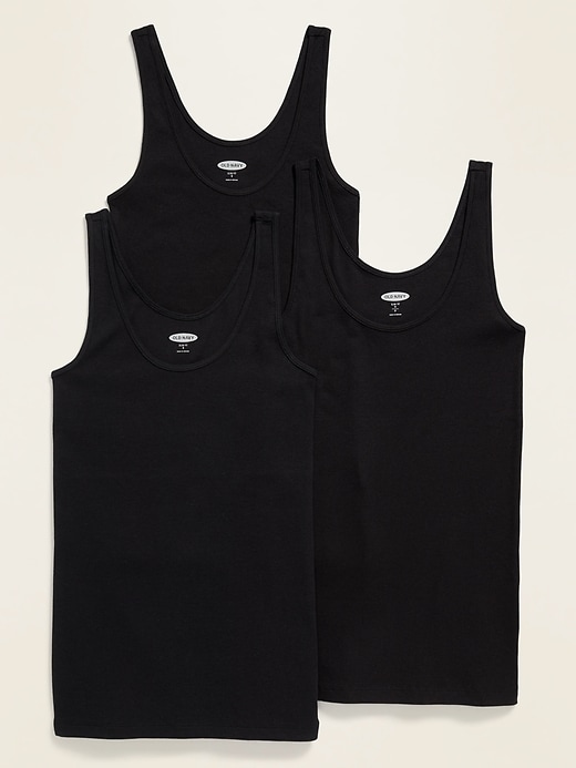 Image number 1 showing, First-Layer Rib-Knit Tank Top 3-Pack