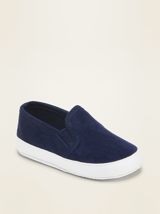 Unisex Faux-Suede Slip-Ons For Baby | Old Navy