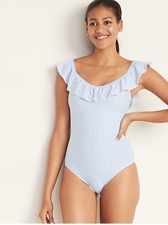 old navy off the shoulder swimsuit