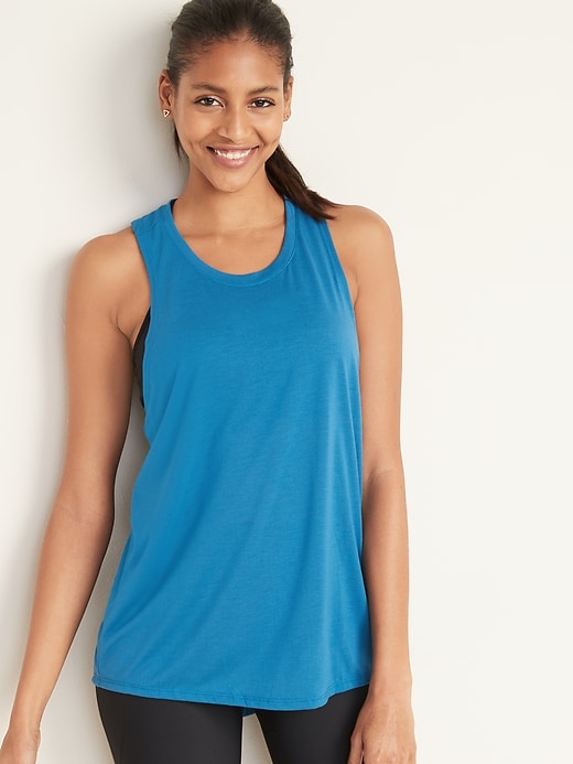 Image number 1 showing, UltraLite Cross-Back Fly-Away Tank Tops for Women
