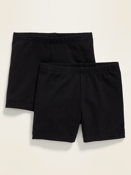 View large product image 1 of 1. 2-Pack Biker Shorts for Toddler Girls