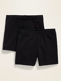 Image number 1 showing, 2-Pack Biker Shorts for Toddler Girls
