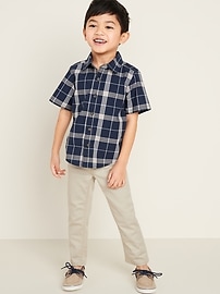 View large product image 3 of 4. Plaid Oxford Shirt for Toddler Boys