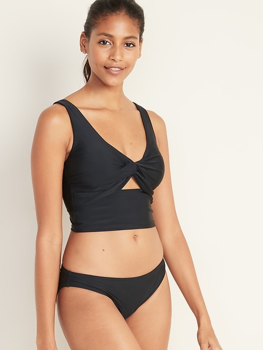 old navy twist front tankini