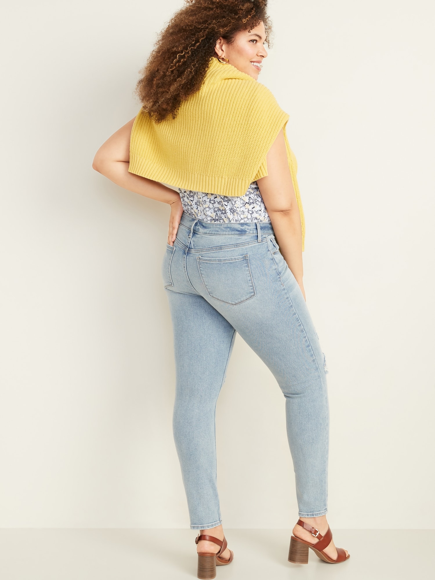 low rise button fly jeans