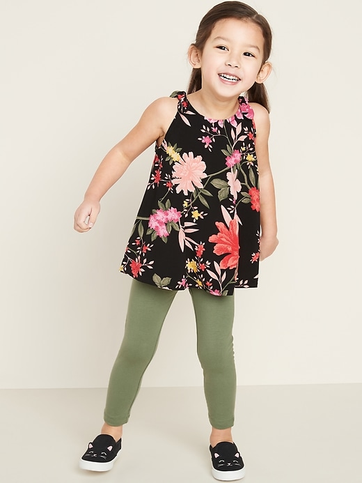 View large product image 1 of 1. Printed Tunic Tank Top & Leggings Set for Toddler Girls