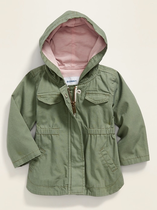 Hooded Canvas Utility Jacket for Baby Old Navy