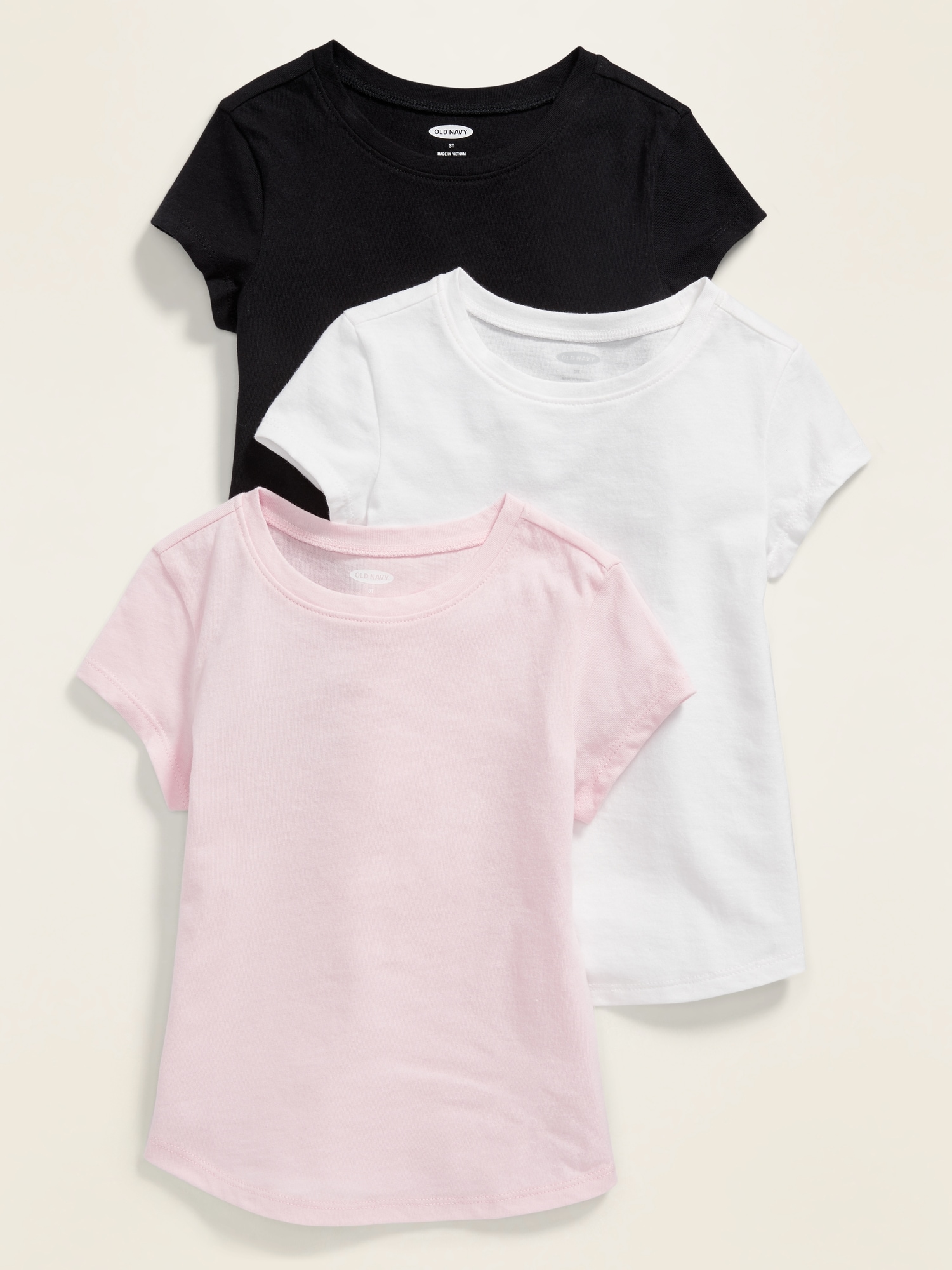 T-Shirt 3-Pack for Toddler Girls ...