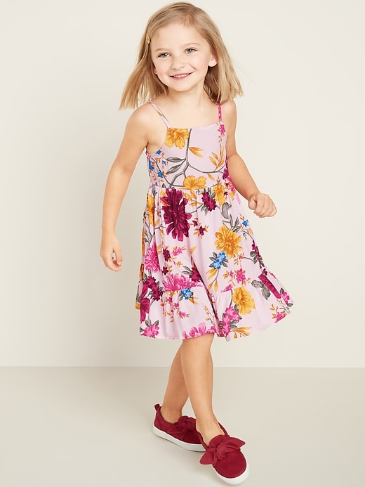 View large product image 1 of 3. Printed Tiered-Hem Cami Sundress for Toddler Girls