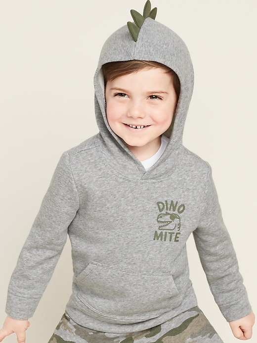 Old Navy Dino-Critter Pullover Hoodie for Toddler Boys. 1