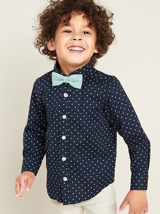 Printed Shirt & BowTie Set for Toddler Boys Old Navy