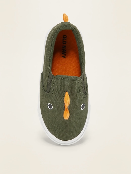 View large product image 2 of 4. Dinosaur Critter Slip-Ons For Toddler Boys